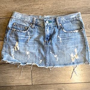 (Petite) Woman or Teen Jean Skirt